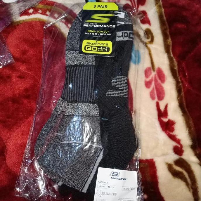 Kaos kaki skechers dewasa smp size 46 isi 3pasang ORI