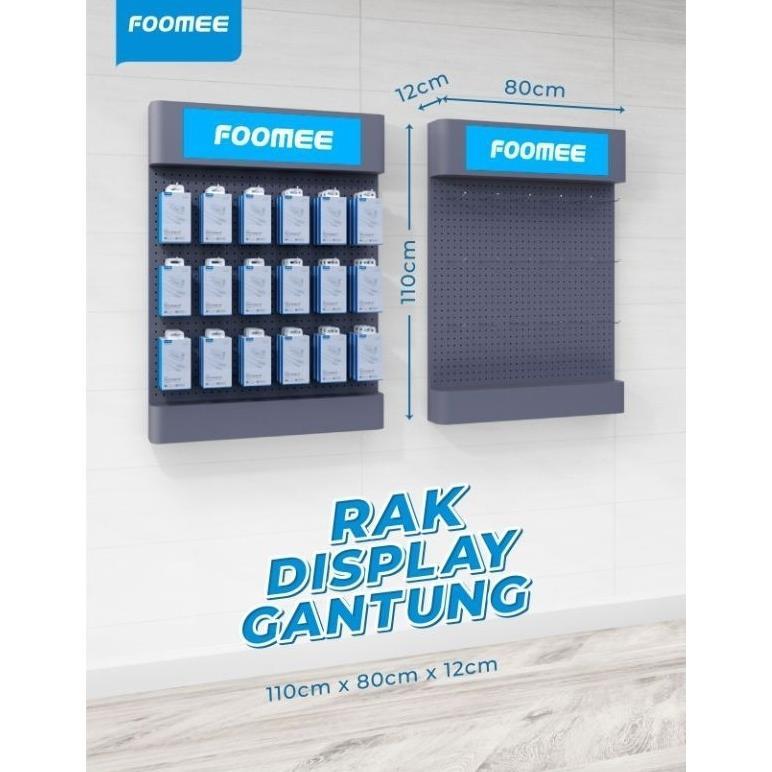 Rak Foomee Medium , Rak Sedang/Rak Besar/Rak Dinding/Etalase Foomee 220cm x 100cm/240cm120cm/110CM x