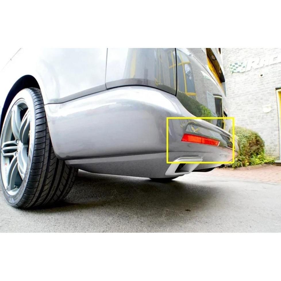 Angrong 2X Red Rear Bumper Reflector 12+ For Vw T5 Transporter Multivan Caravelle Facelifted