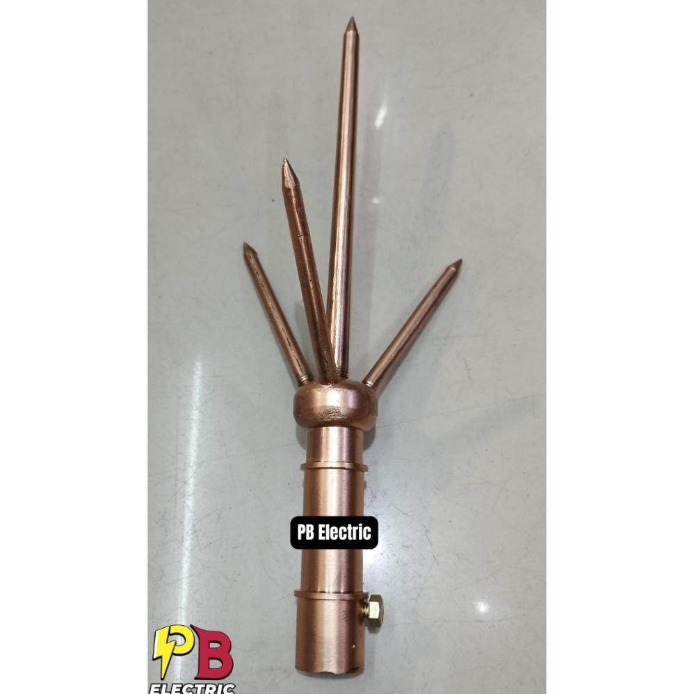 Tombak Anti Petir Trisula / Penangkal Petir Trisula / Trisula Penangkal Petir (Non Paket)