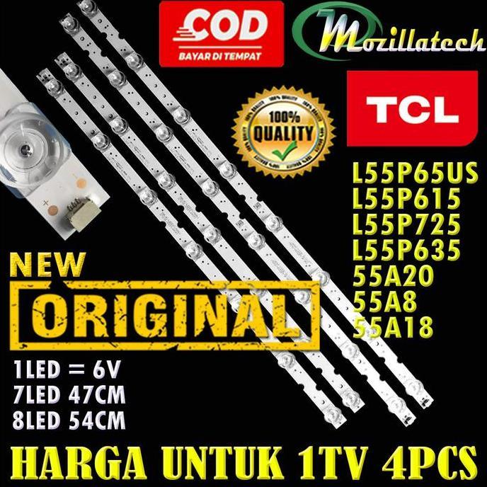 DE107 - BACKLIGHT TV TCL 55 L55P65US 55P65US L55P615 L55P725 L55P635 55A20 55A8 55A18 BACKLIGHT TCL 