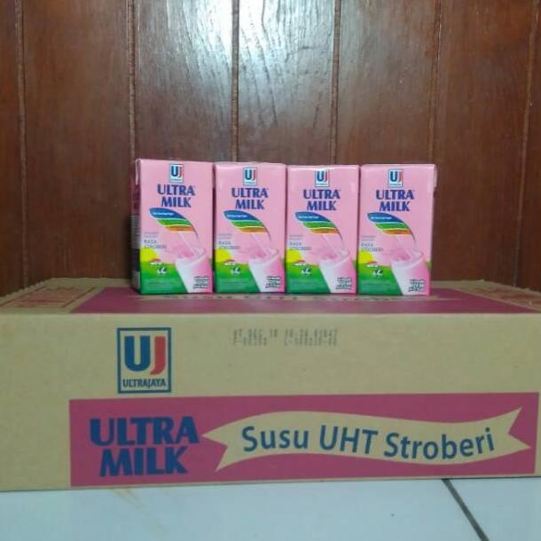 New- Susu Ultra Milk 125ml / UHT Ultra Milk Coklat 125ml / Ultra Milk Stroberi 125ml / Ultra Milk Fu