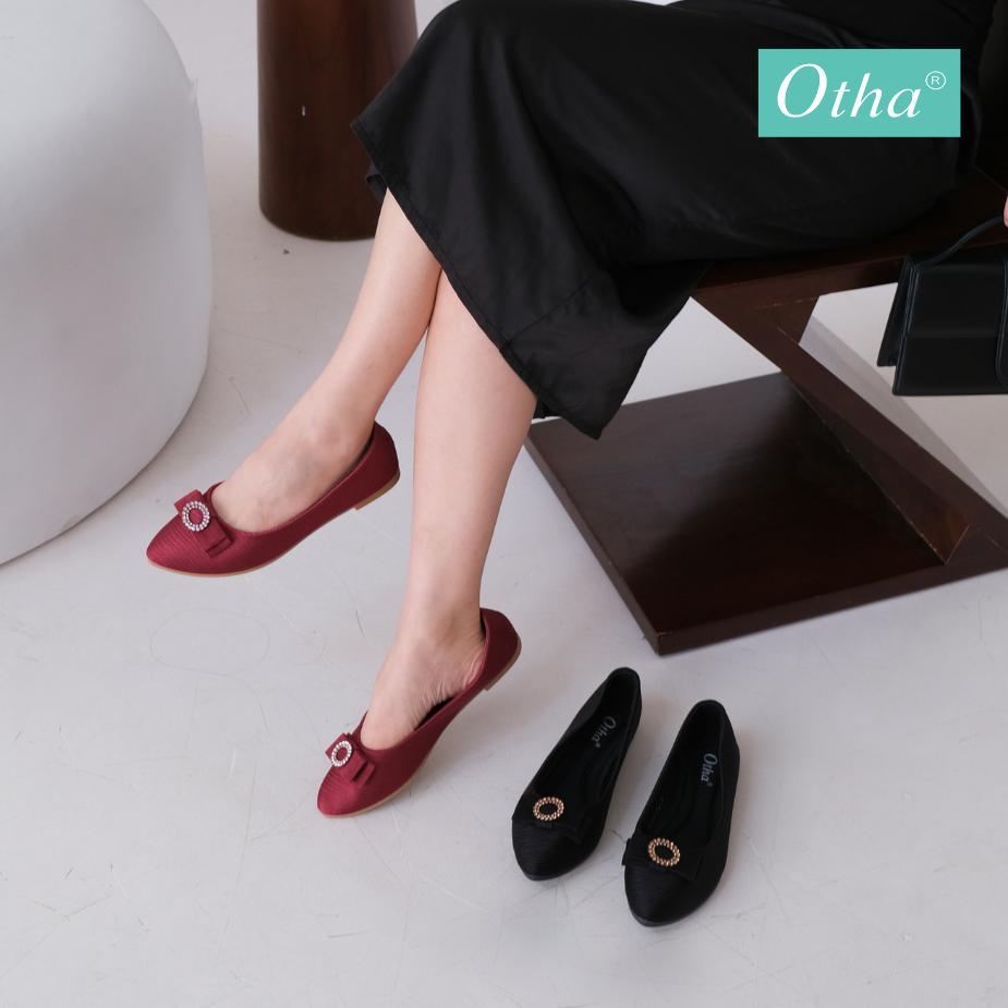 Otha Shoes - H1134 OLF - Sepatu Flatshoes Wanita