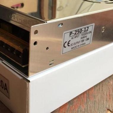 Terjangkau Adaptor 12V 20A Power Supply Switching Led Jaring 20 Ampere 12 Volt Dc