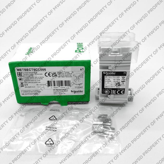 Diskon Schneider Current Transformer Rasio 50A Ke 5A Metsect5Cc005