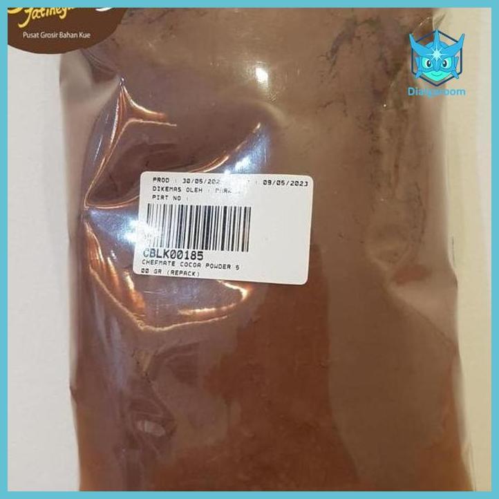 ( COKLAT ) CHEFMATE COCOA POWDER REPACK 500 GRAM / COKLAT BUBUK CHEFMATE BAHAN KUE  COKLAT BUBUK MAK