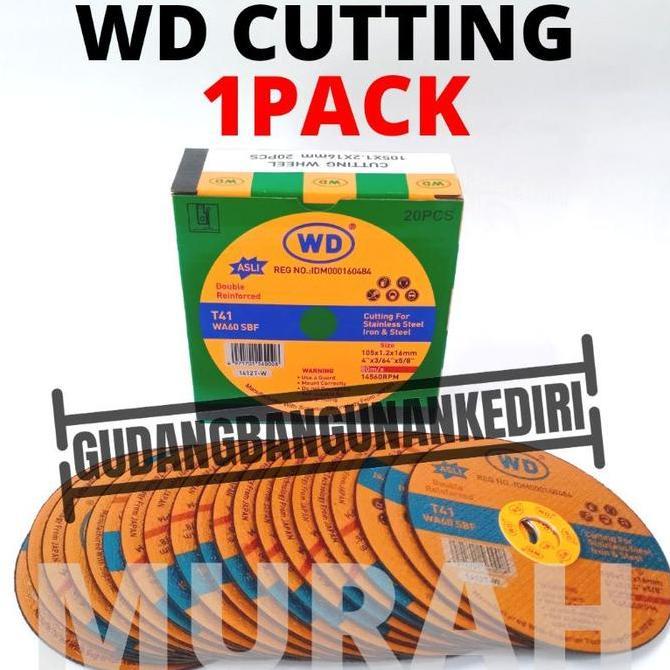 [1 PACK] WD gerinda potong 1 box pack / batu gerinda potong WD / batu potong WD / WD 4 / WD cutting 