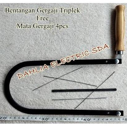 BENTANGAN GERGAJI TRIPLEK FREE / MATA GERGAJI 4 PCS