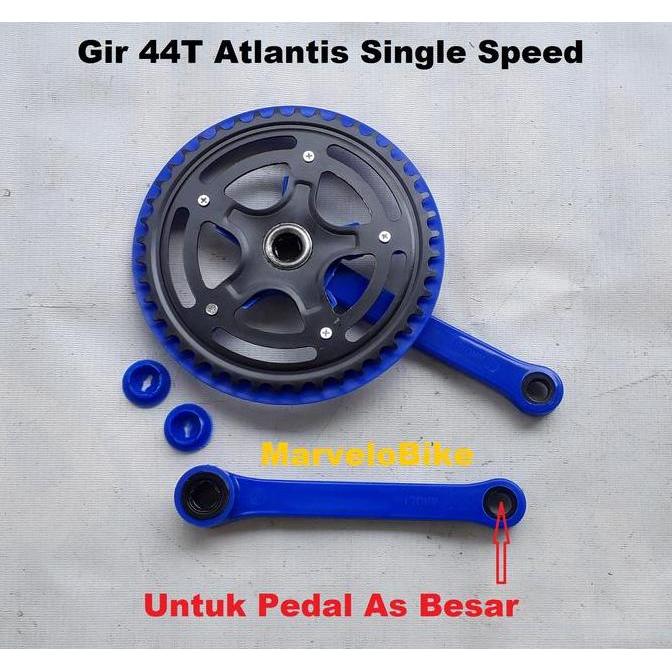 Promo Gir/Crank Sepeda Fixie Lipat 44T Single Speed COD