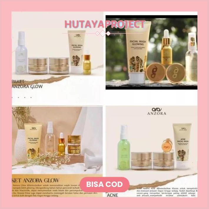 QIG-1722 anzora Skincare - Brightening skincare anzora original - anzora paket glow - anzora paket a