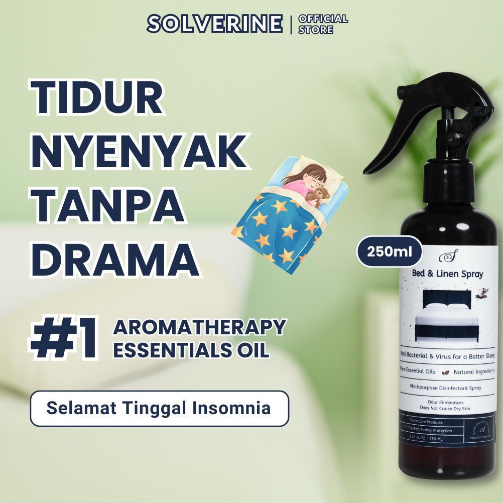 Solverine Deep Sleep Pillow Mist Spray | Natural Sleep Aid Aromatherapy Spray | Room Spray | Disinfe