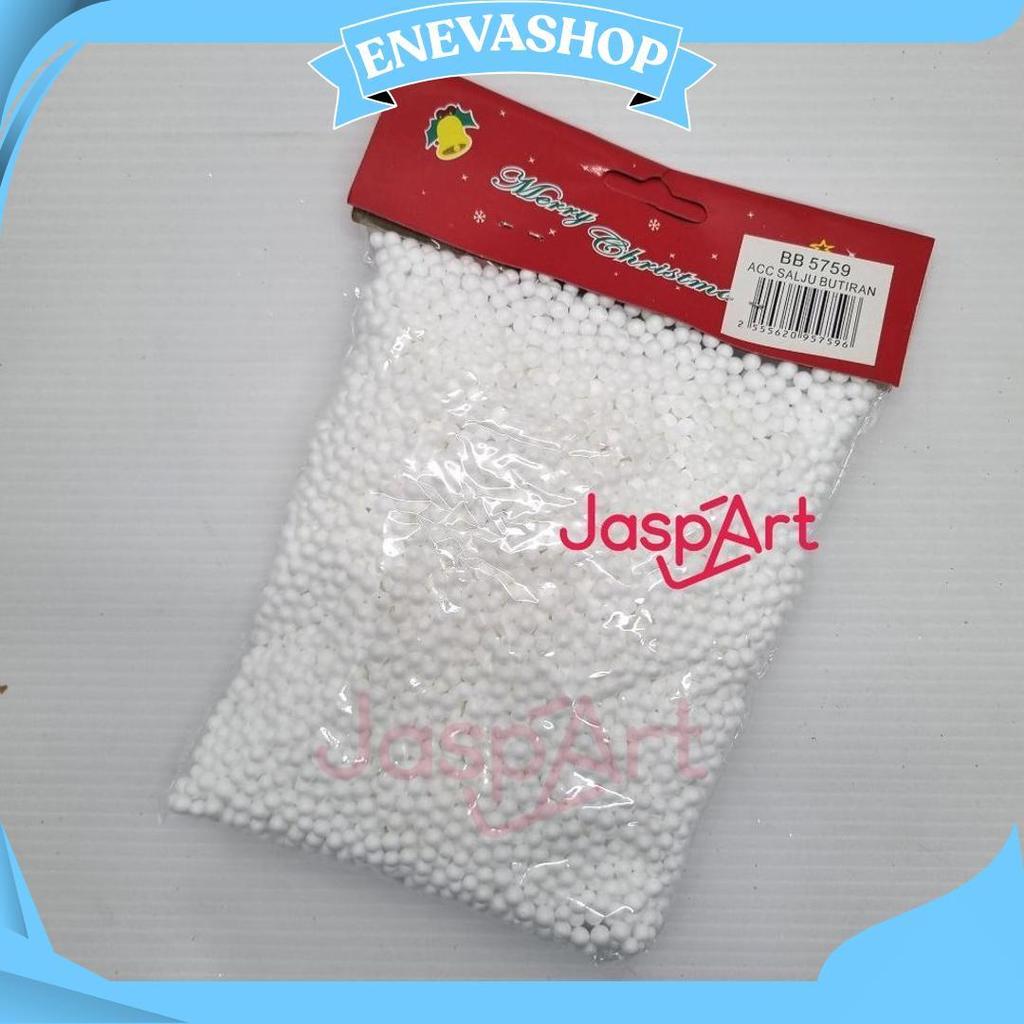 Bola Salju Mini Mainan Sterofoam Kecil Styrofoam Bulat Salju Mainan Dekorasi Pohon Cod