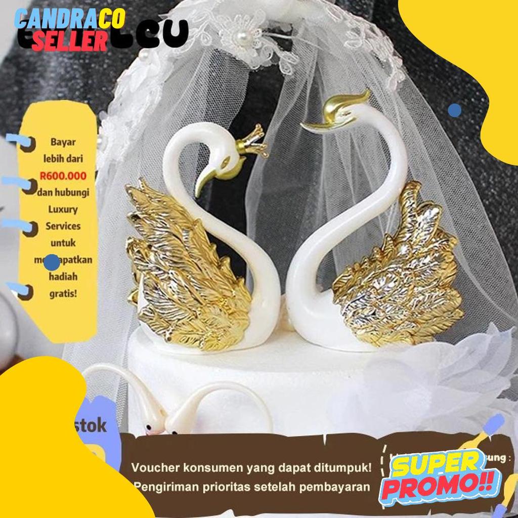 Wajib Punya Eyre Jaminan Kualitas Hari Valentine Emas Dan Perak Mahkota Angsa Cinta Romantis Flaming