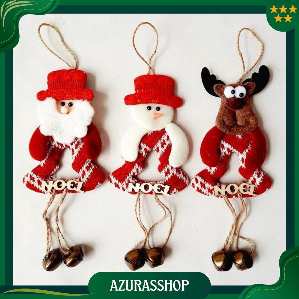 Boneka Natal Boneka Santa Hiasan Pohon Natal Dekorasi Natalgantungan Pohon Natal Ori