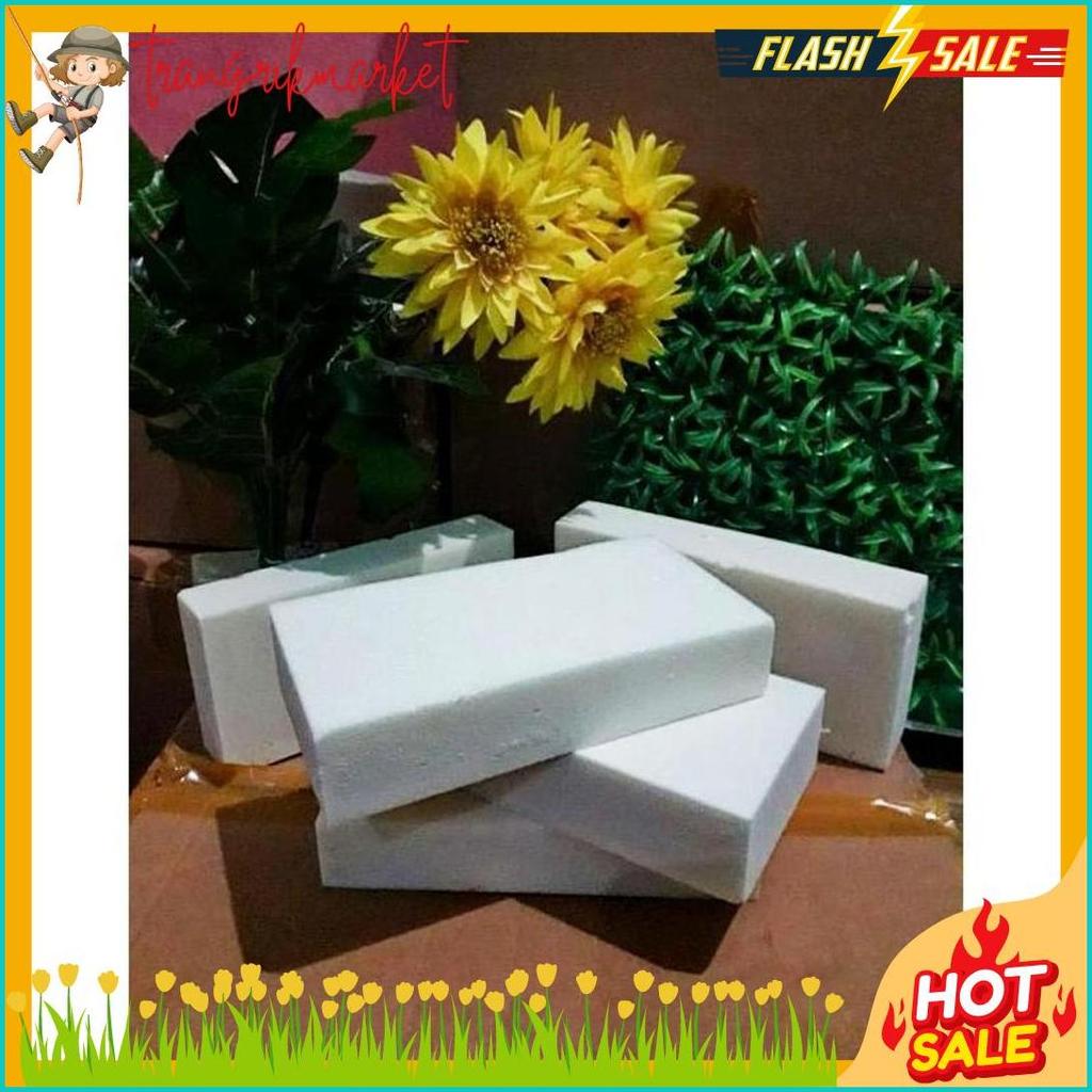 Cod Floral Foam Kering || Oasis Kering  || Busa Bunga Kering || Tebal 4Cm |Murah