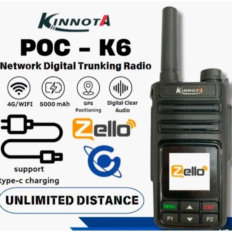 HT POC Kinnota K6 Android walkie talkie