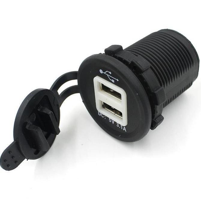 RURI charger usb motor - Motorcycle USB Charger 2 Port