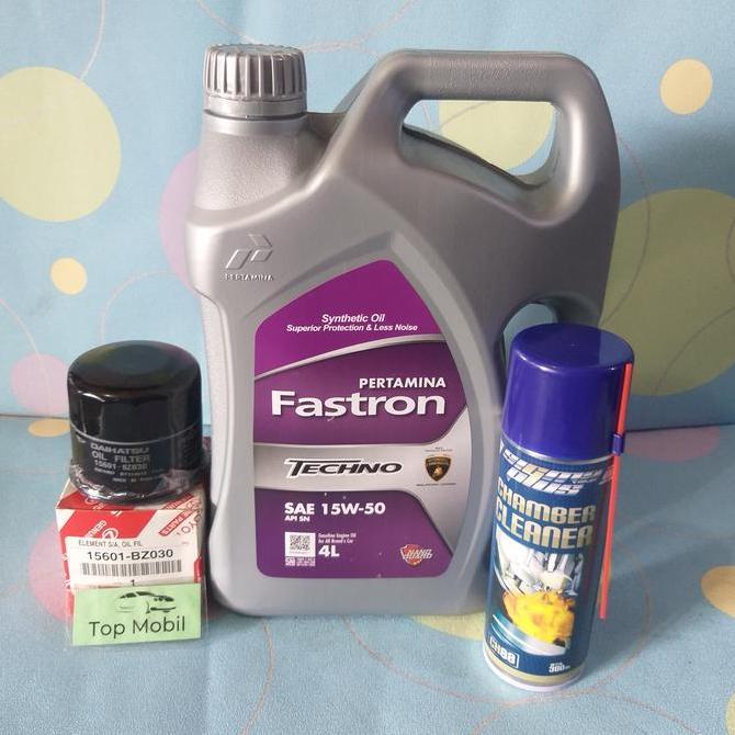 CHALK Paket oli Fastron 15W-50 Ayla Agya Calya Sigra Avanza Xenia Luxio (3)