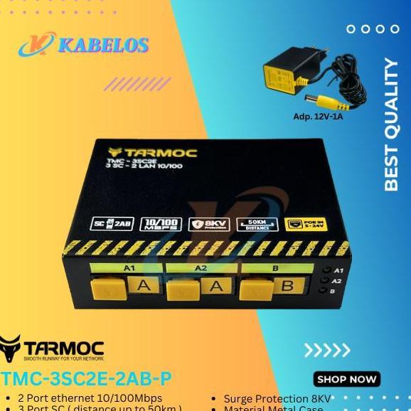 Media Converter 3 Port FO 2 Port LAN/ 3 FO 2 LAN / 3 SC 2 Rj45