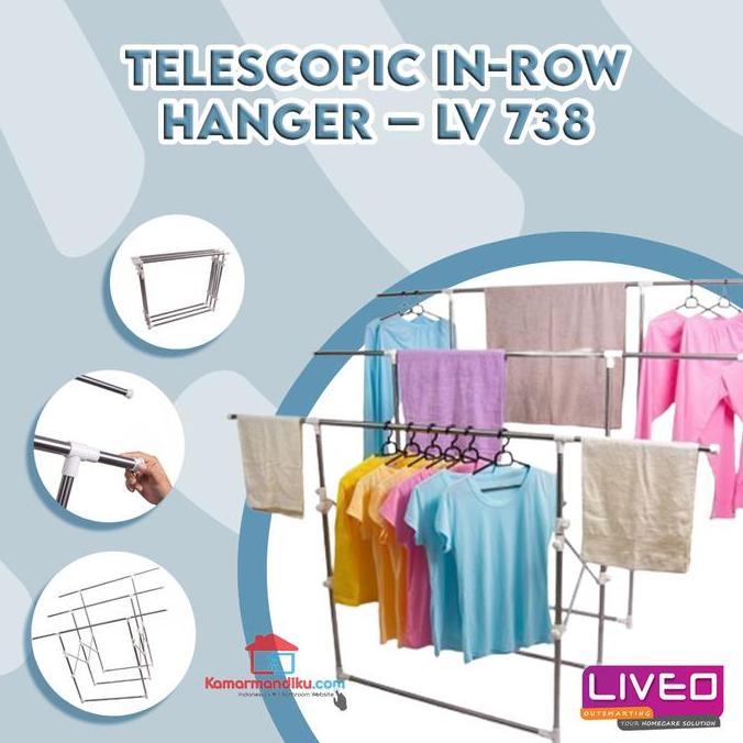 Promo Gajian Akhir Bulan Liveo Jemuran Lipat LV 738