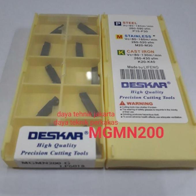 insert deskar MGMN200 - pisau insert deskar 10pcs ori pisau deskar dtj