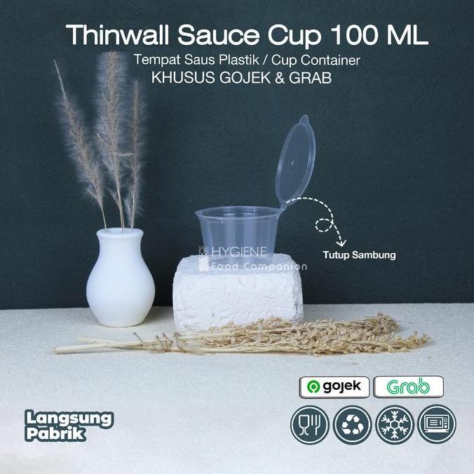 New- Tempat Cup Puding 100ml Container - Thinwall Cup Puding 100ml
