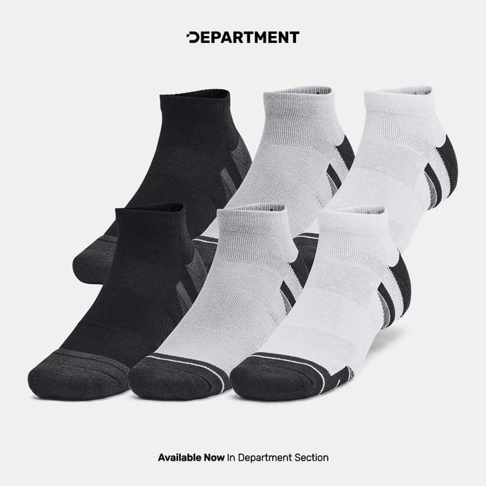 Kaos Kaki UNDER ARMOUR ESSENTIAL 6 PACK 1386244011 ORIGINAL