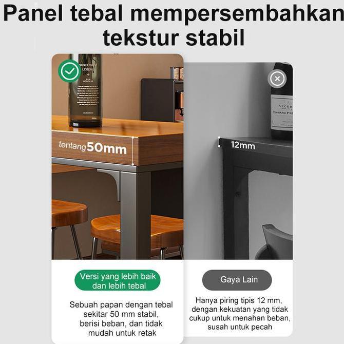 Rm-Meja Makan Meja Kopi Meja Bar Minimalis Meja Panjang Meja Barista Meja Mini Bar Informa
