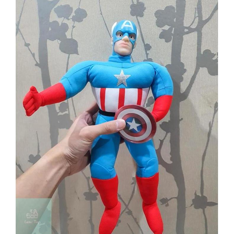 Mainan Anak Boneka Superhero Avengers Spiderman Batman Superman Besar Dolls Toys