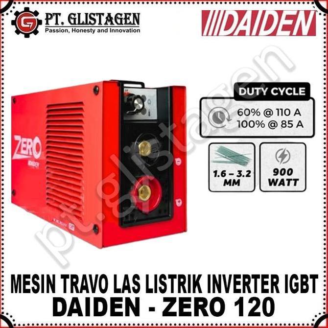 Daiden Welding Zero 120A Travo Las Inverter Listrik Daiden Zero 120 A