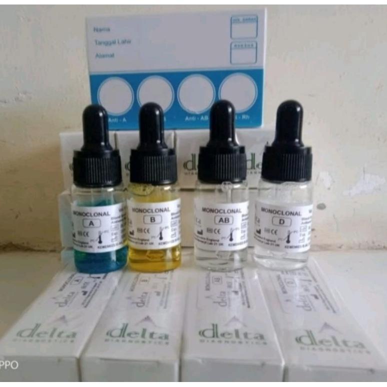 Golongan darah 1set / golongan darah delta 1 set