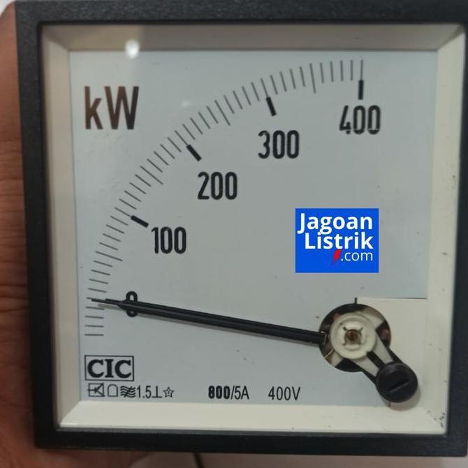 Kilowatt Meter Analog EAP 96 via CT 800/5A Kilo watt Meter KW 400V CIC