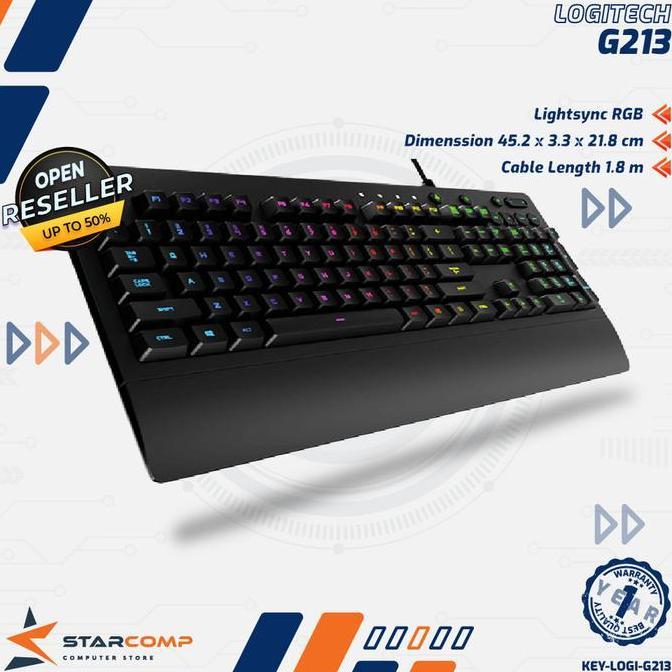 Logitech G213 Gaming RGB Keyboard G 213