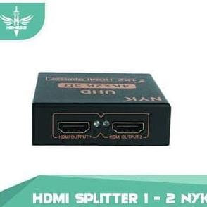HDMI Splitter 2 port Full HD HDMI cabang 2 for CCTV Laptop Projector TERBARU
