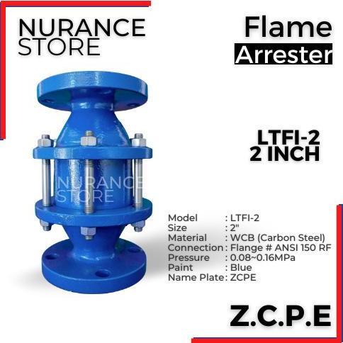 INLINE FLAME ARRESTER - LTFI-2 SIZE 2 INCH