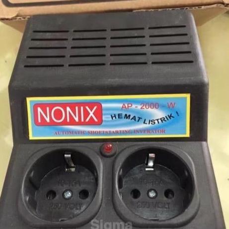 Inverator penghemat listrik NONIX 2000 watt. Bisa utk kulkas, tv,dll