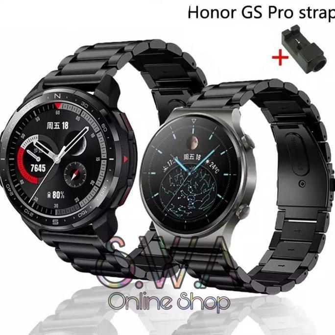 Strap Tali Jam Rantai Stainless Steel Honor Watch GS Pro Watch Band Ac