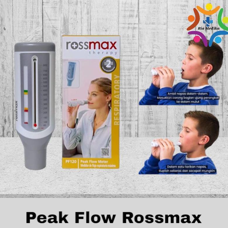 Peak Flow Rossmax  Alat Test Asma  Spirometer Manual
