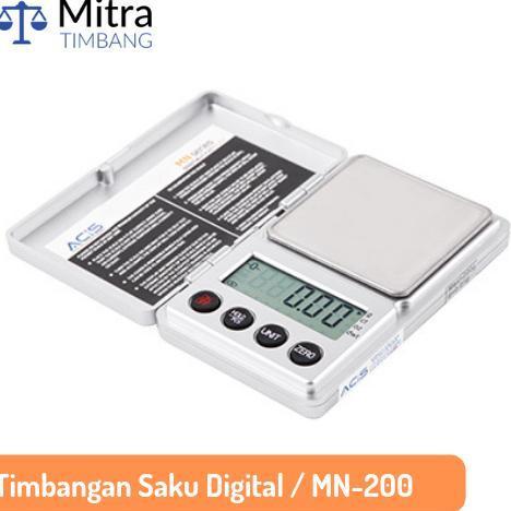 Timbangan Saku Emas Digital 200G Acis / Mn-200 Pocket Scale