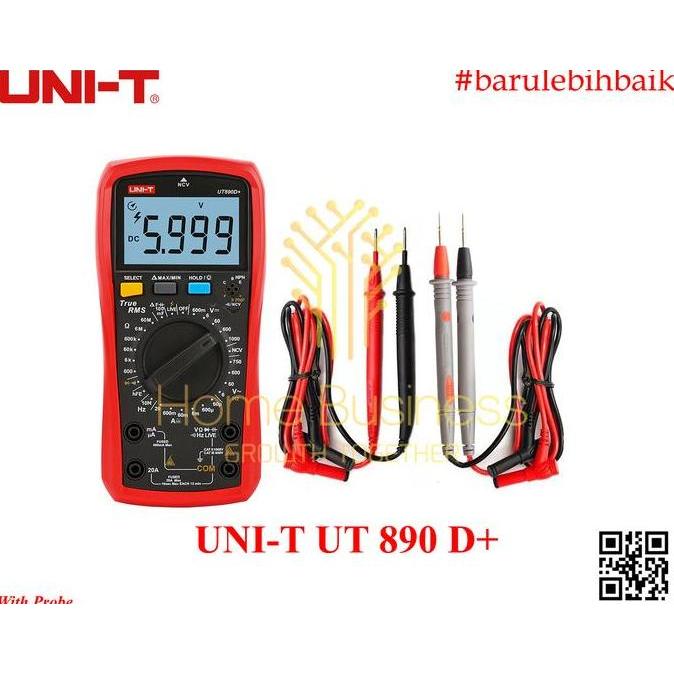 Uni-T Ut890D+ Ut890 890D+ Ut 890 D+ Multimeter Digital True Rms Profesional Tester Avometer Multites