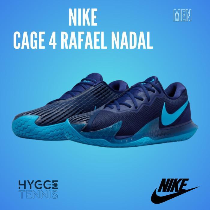 Nike Cage 4 Rafael Nadal - Sepatu Tenis New Best Quality 100% Original