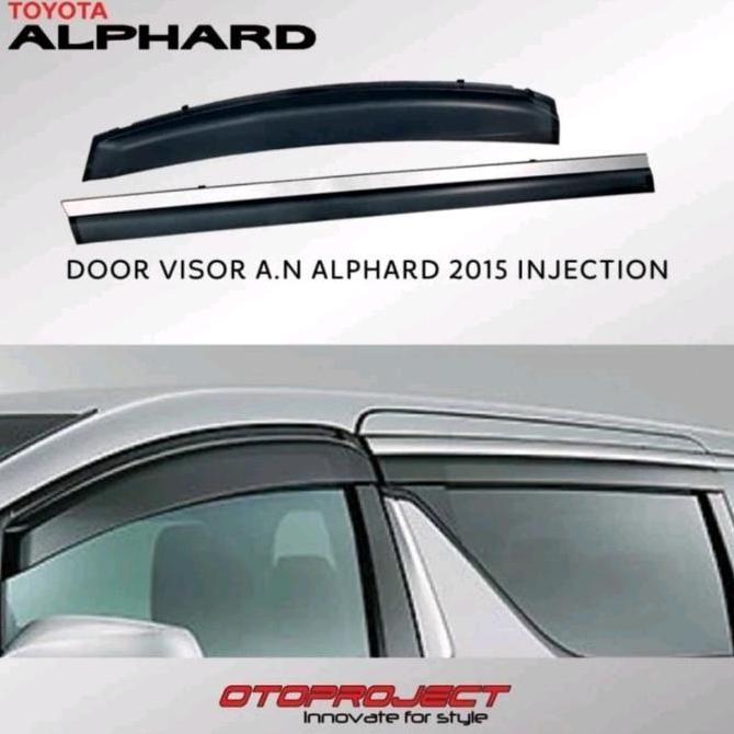 Talang Air Injection List Chrome Otoproject Alphard / Vellfire 2015-2023