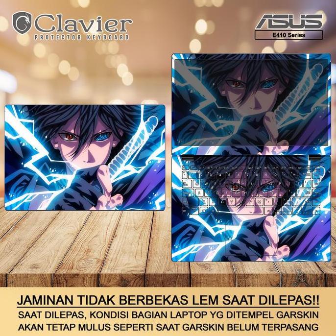 Cover Garskin Laptop Asus E410 E410M E410MA E410MAO Bening Transparan