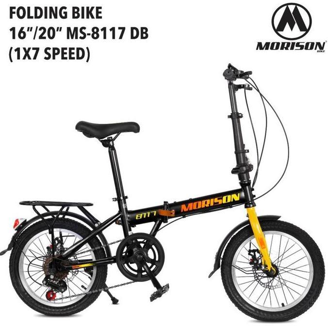 Sepeda Lipat 20 Inc Evergreen Single Speed Rem Cakram Discbrake Bisa Buat Dewasa Dan Anak Remaja Sni