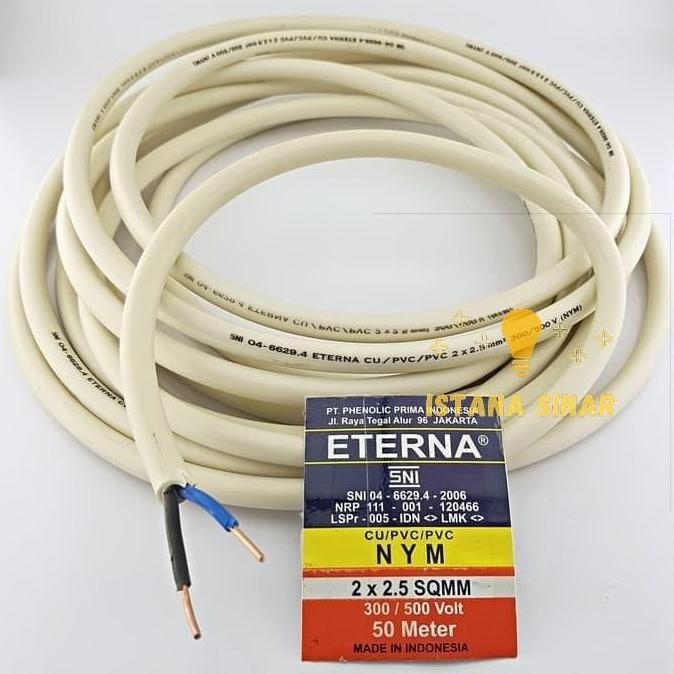 New- Kabel listrik Eterna NYM 2 x 2.5 / Kabel tembaga / Kabel