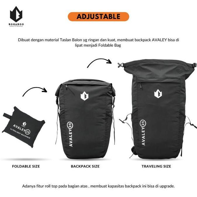 Spesial Bogaboo Seri Avaley 25 L Ultralight Waterproof Fullsealer - Drybag