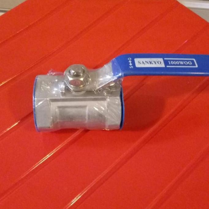 Stop Kran 2,5 Inch Stainless Steel Sankyo Ball Valve 2,5 Inch Ss316 Terbaru