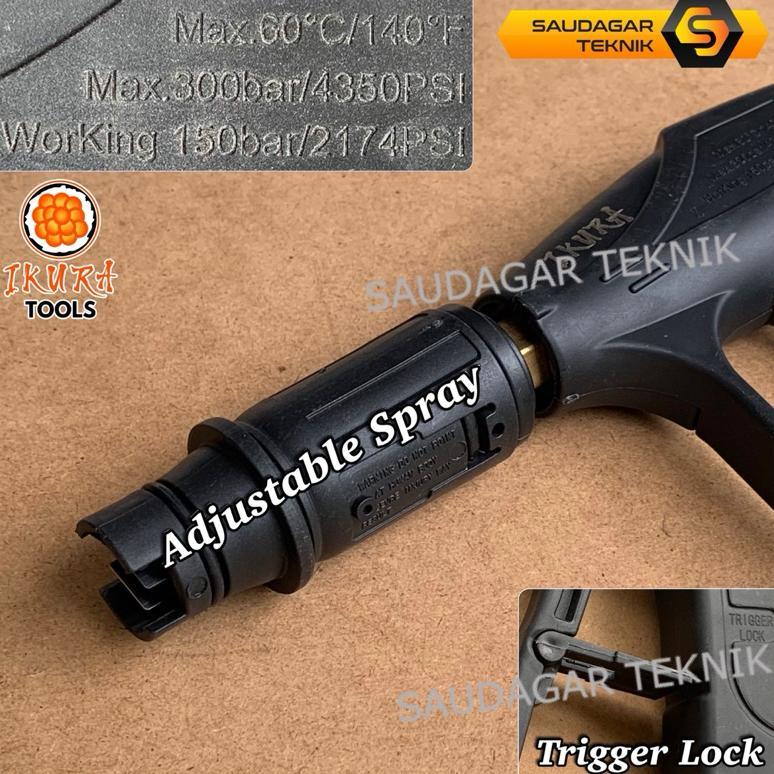 Gun Jet Cleaner Drat M14 M22 Set Nozzle Mesin Steam Cuci Motor Mobil AC Sprayer Sanchin Mesin Steam 