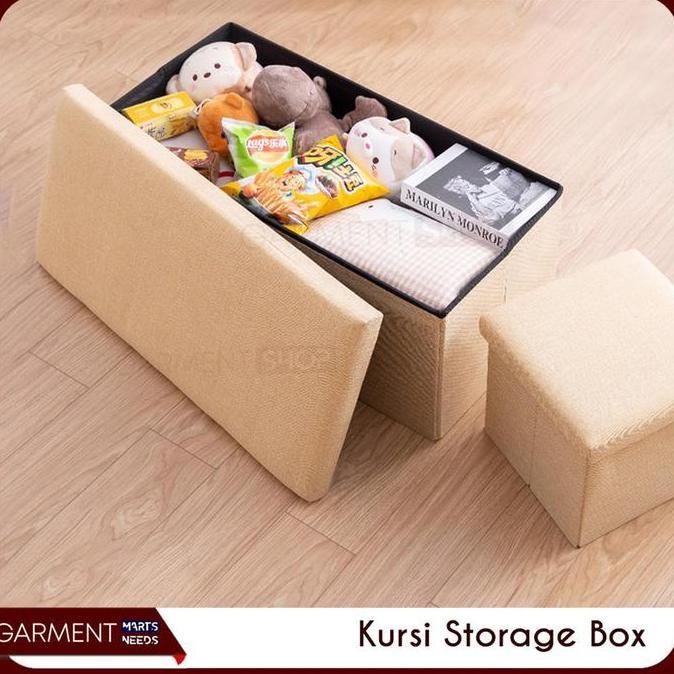 Storage Box Kursi 76 Cm Bangku Panjang Penyimpanan Baju Mainan Tebal