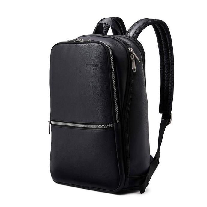 Samsonite Classic Leather Slim Laptop Backpack Terlaris